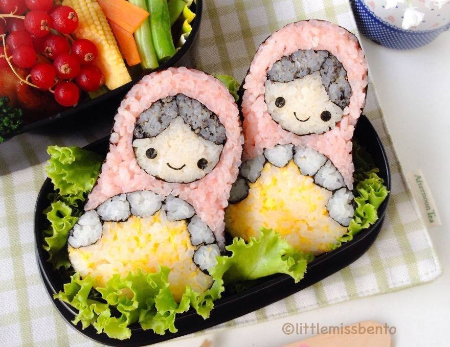 Cute And Creative Pieces Of Sushi Art