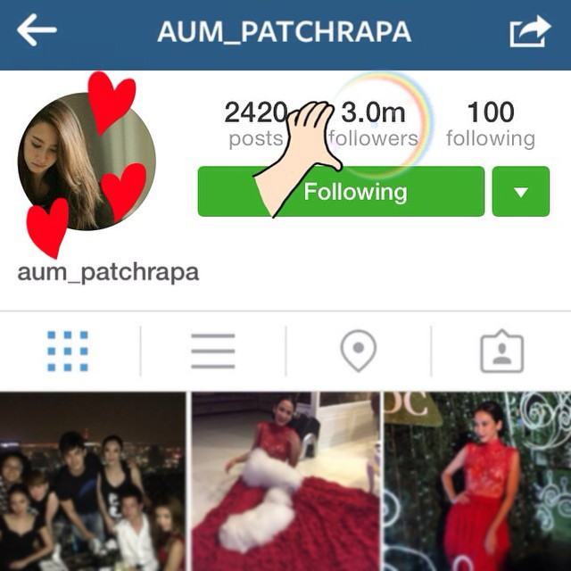 เธอฮ็อตจริง! IG อั้ม พัชราภา มีคน follow ถึง 3 ล้านแล้ว!! สมกับเป็นซุป'ตาร์จริงๆ