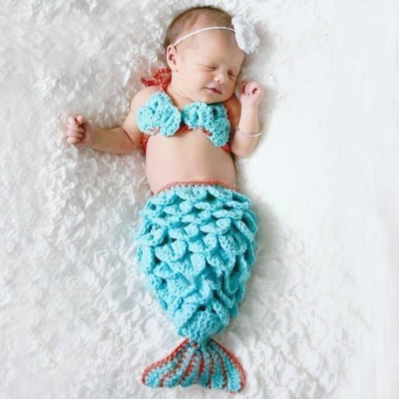 Mermaid Baby Crochet.