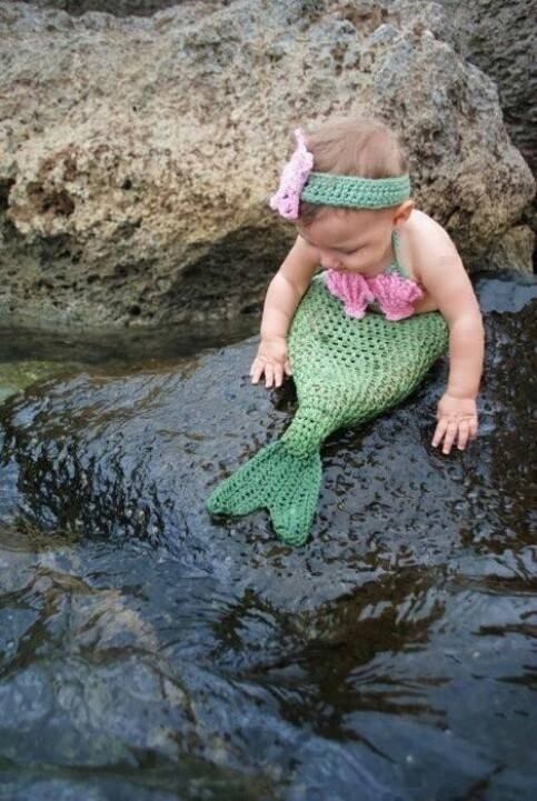 Mermaid Baby Crochet.