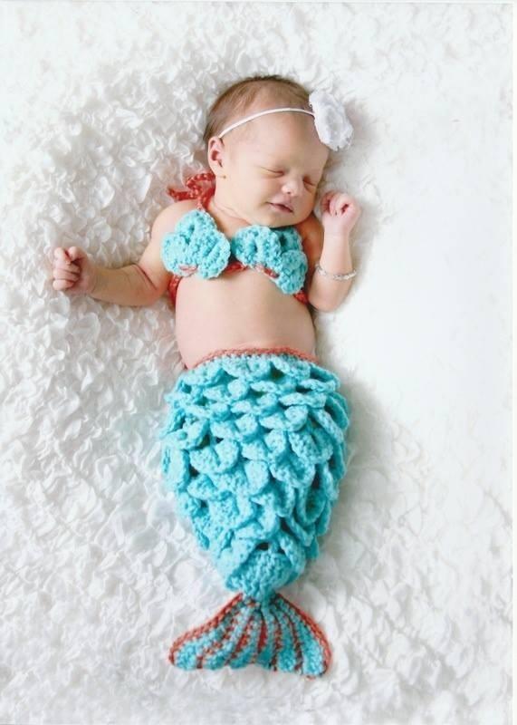 Mermaid Baby Crochet.