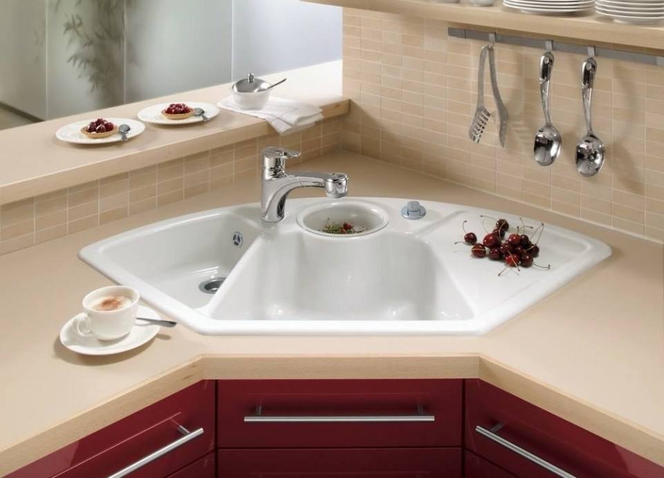 Kitchen Corner Sink Designs ᴷᴬ