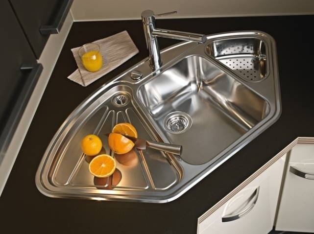 Kitchen Corner Sink Designs ᴷᴬ