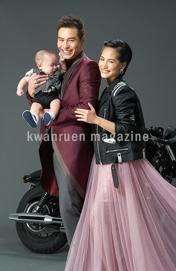 พ่อ-ลูก ปีเตอร์กับน้องแพนเตอร์ เบี้องหลังถ่ายแบบ นิตยสารขวัญเรือน