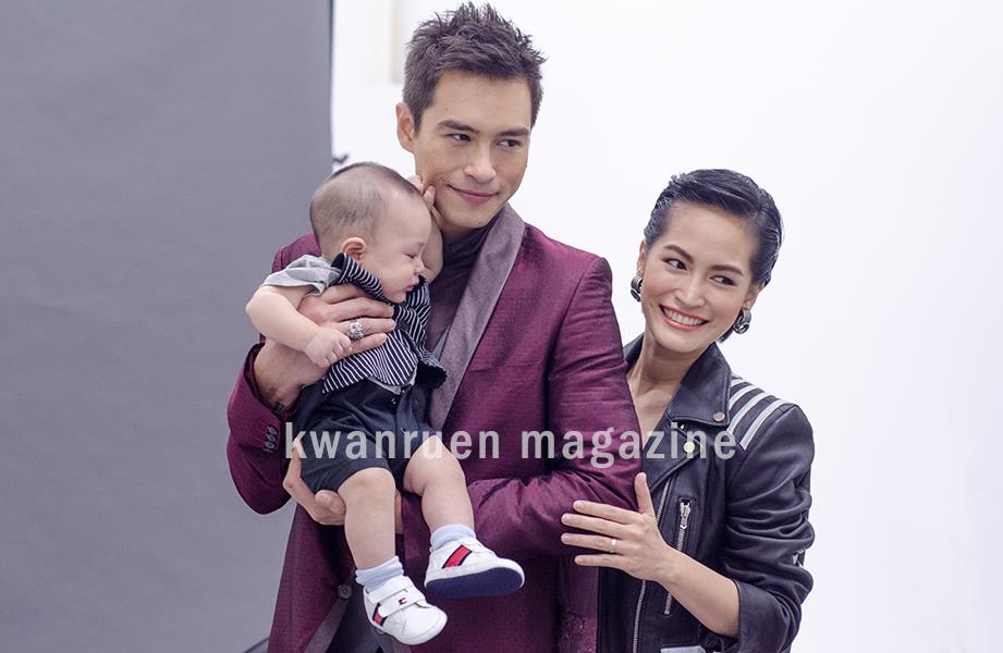 พ่อ-ลูก ปีเตอร์กับน้องแพนเตอร์ เบี้องหลังถ่ายแบบ นิตยสารขวัญเรือน