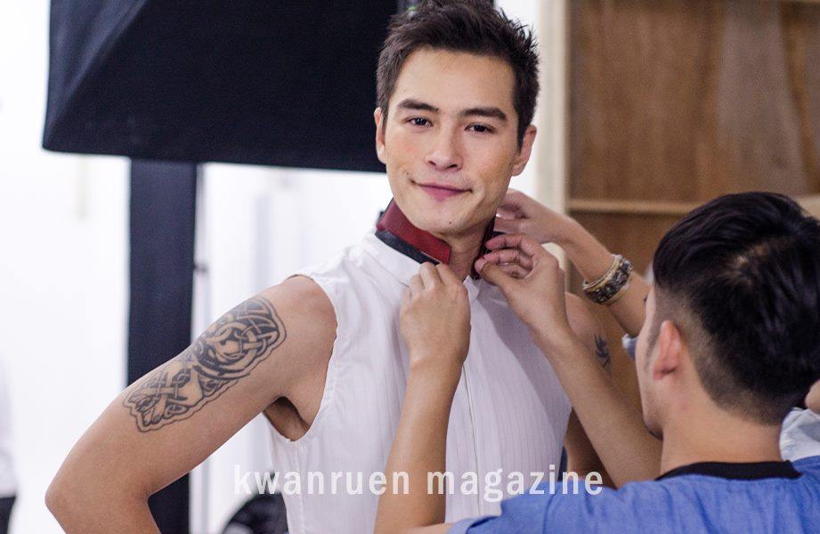 พ่อ-ลูก ปีเตอร์กับน้องแพนเตอร์ เบี้องหลังถ่ายแบบ นิตยสารขวัญเรือน