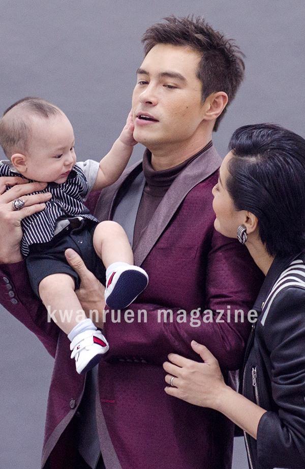 พ่อ-ลูก ปีเตอร์กับน้องแพนเตอร์ เบี้องหลังถ่ายแบบ นิตยสารขวัญเรือน