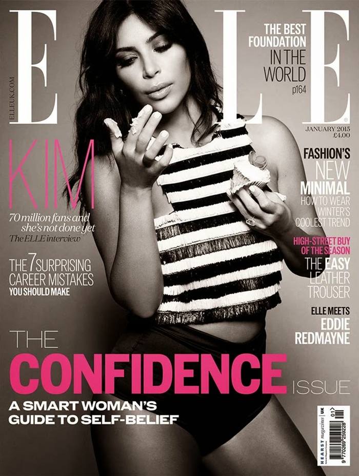 Kim Kardashian @ Elle UK January 2015