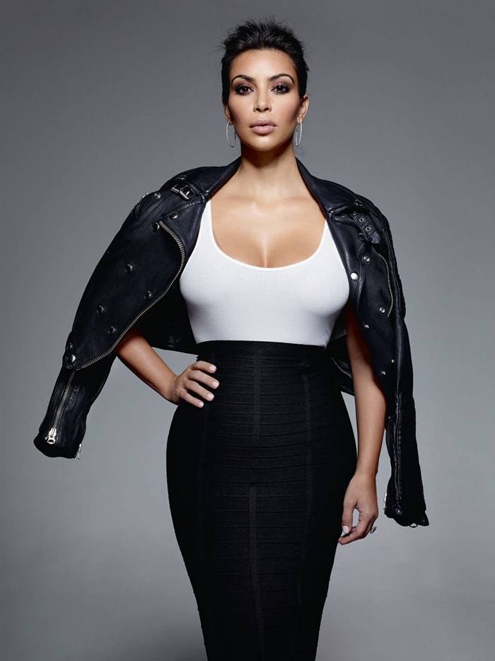 Kim Kardashian @ Elle UK January 2015