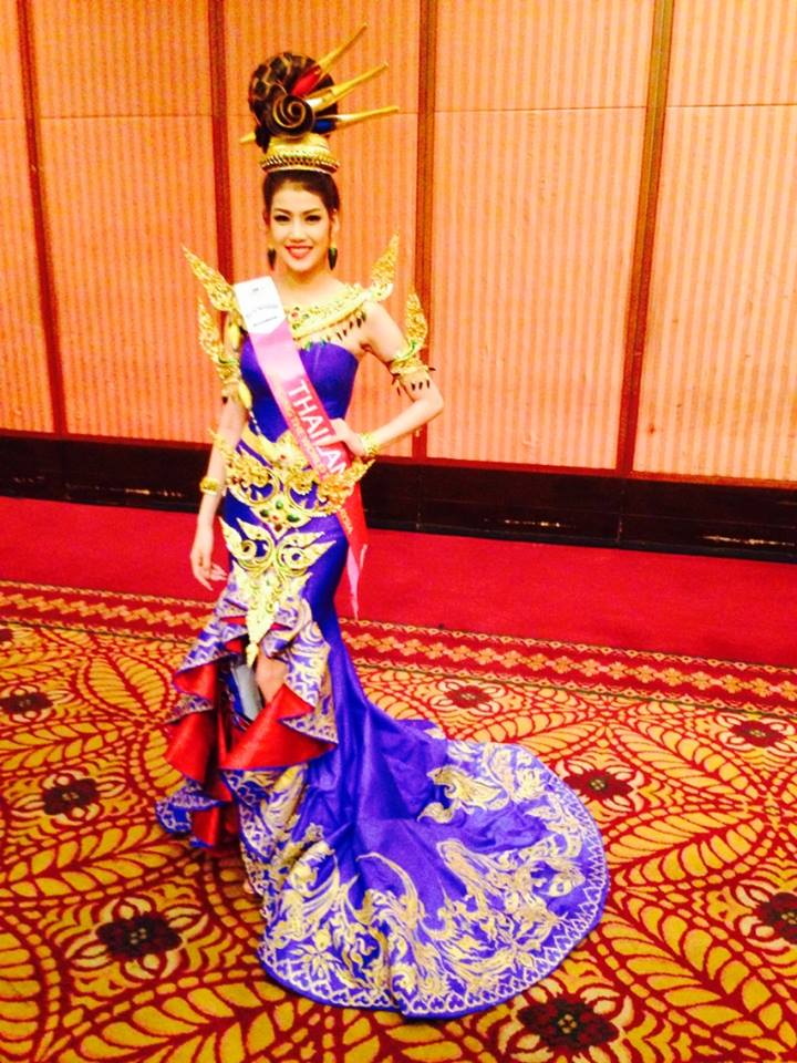 "ภูมิพัสตราชีวาสยาม" ชุดประจำชาติในการประกวด Miss Tourism International 2014 ชองน้องพลอย Miss Touris
