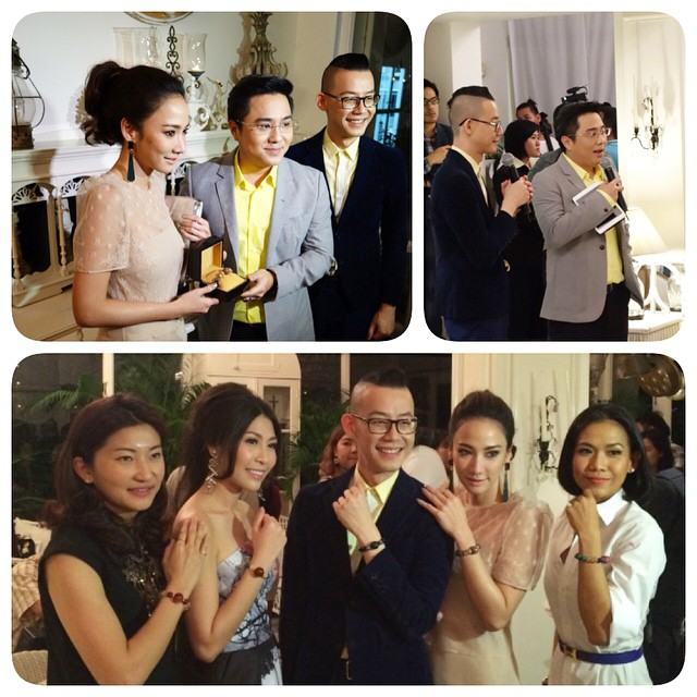 งานไฮโซป็อบ DIOR "อั้ม พัชราภา" สร้อยข้อมือหินเสริมดวงชะตา