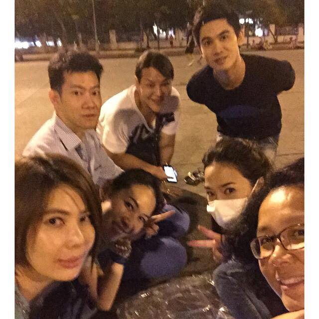 มาทำบุญกับ "อั้ม พัชราภา" งามทั้งกายทั้งใจ