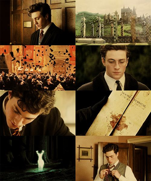 Aaron Johnson as James Potter.