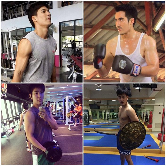 เหงื่อแตกซี๊ด!!!  แอบส่องพระเอกออกกำลังกาย