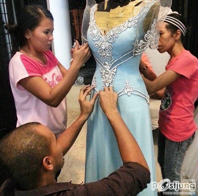 มาดูชุดสวยๆ จากห้องเสื้อที่ตัดชุดให้นางงาม จาก ฟิลลิปปิน