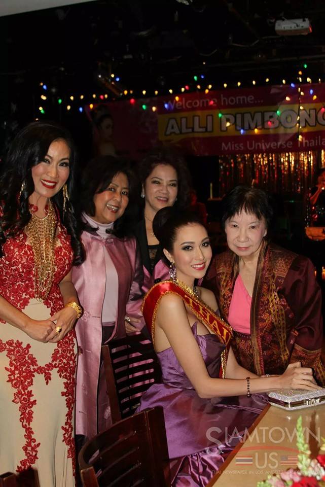 แอลลี่ Miss Universe Thailand 2014 in Los Angeles, USA
