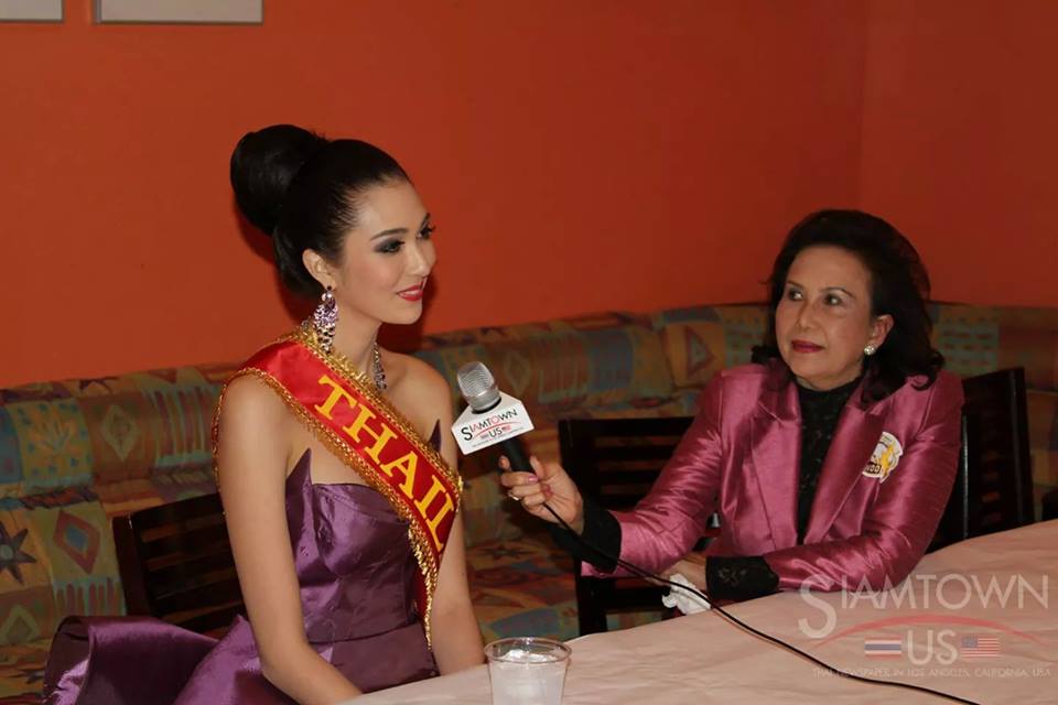 แอลลี่ Miss Universe Thailand 2014 in Los Angeles, USA