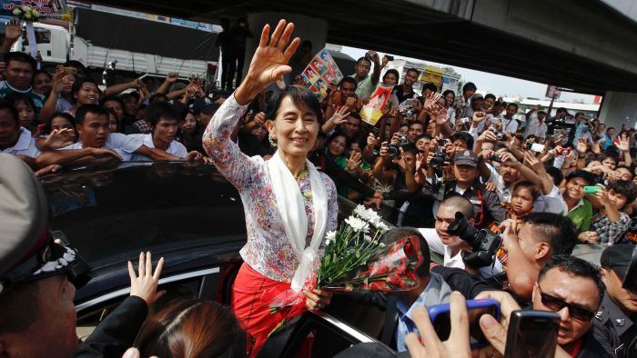 อองซาน ซูจี นักต่อสู้เพื่อประชาธิปไตยในพม่า