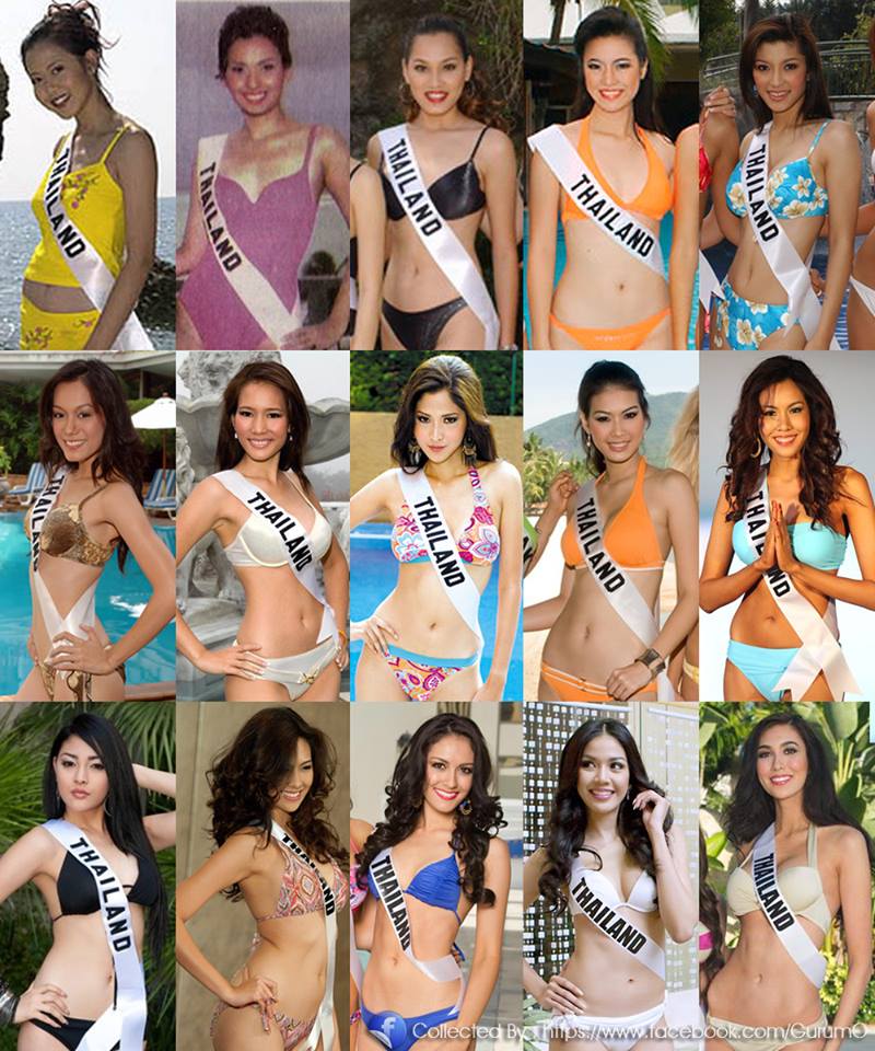 Miss Thailand in Swimsuit : Miss Universe 2000 - 2014