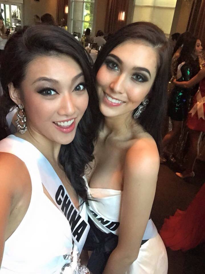 แอลลี่ @ miss universe 2014/2015