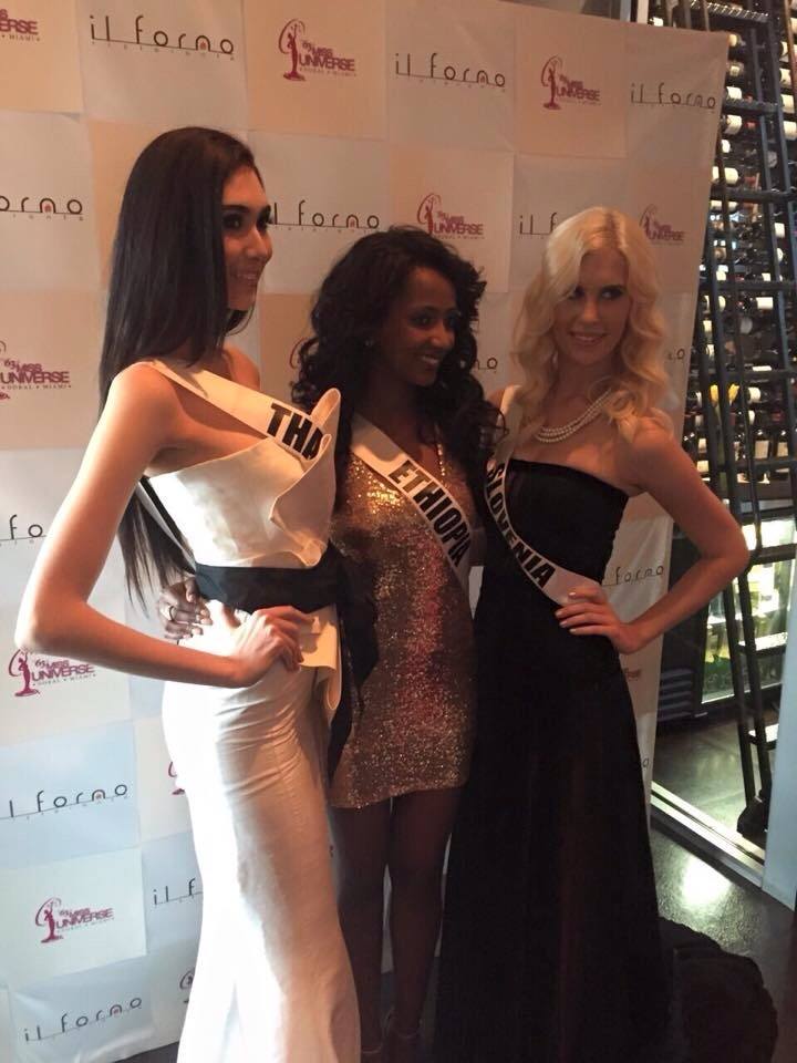 แอลลี่ @ miss universe 2014/2015