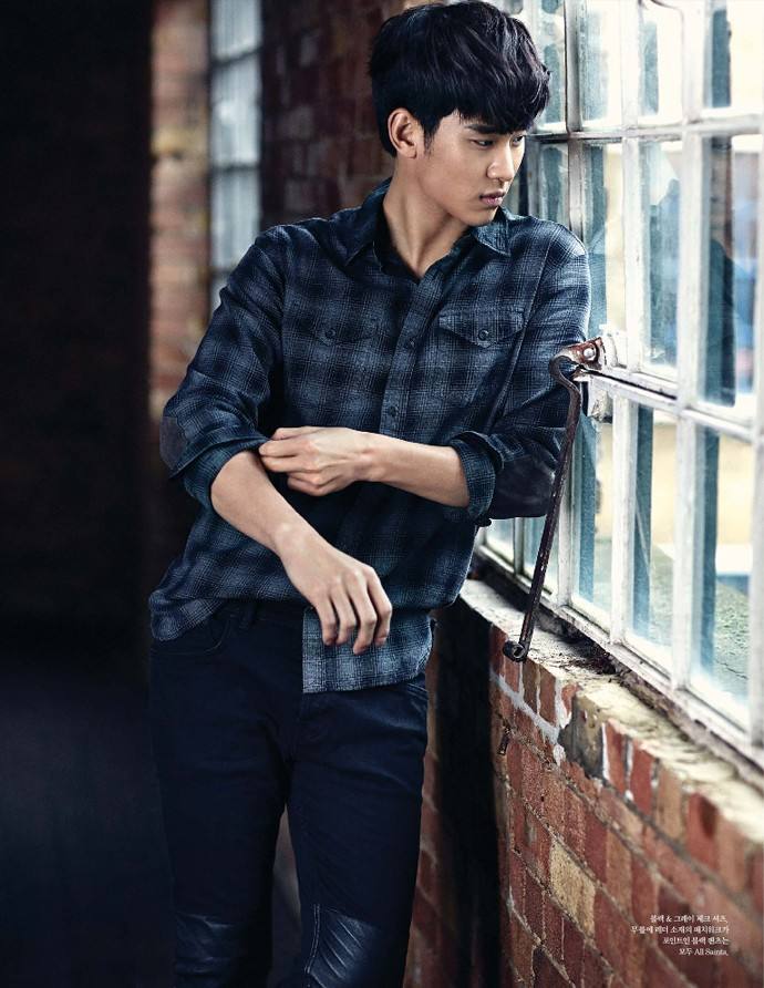 Kim Soo Hyun @ Elle Korea January 2015