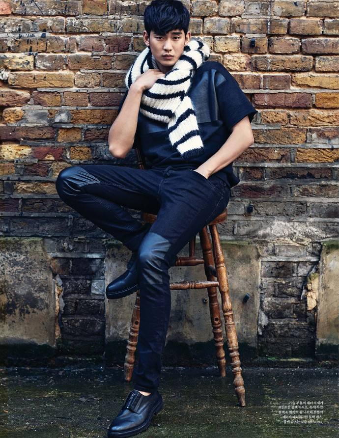 Kim Soo Hyun @ Elle Korea January 2015