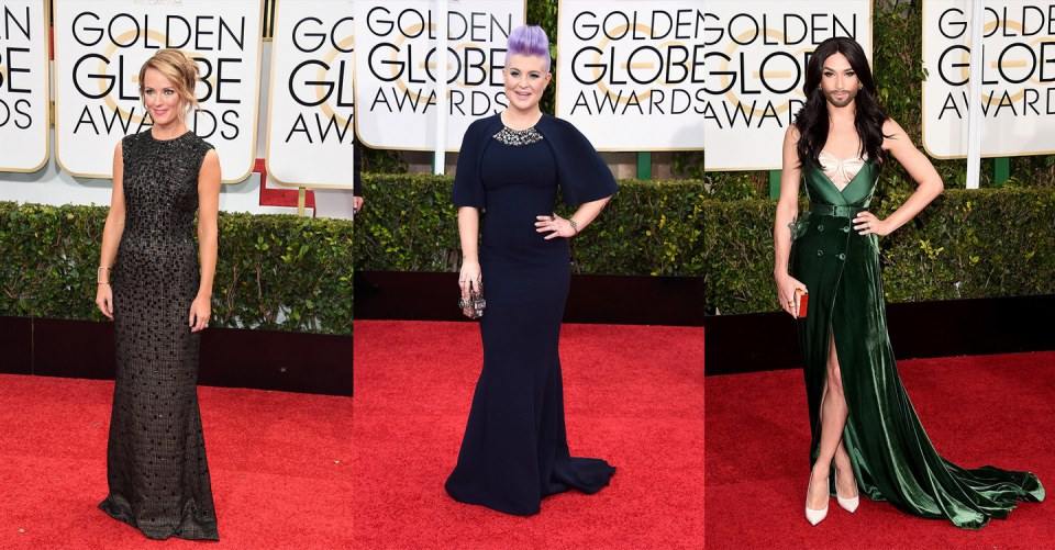งานประกาศผลรางวัลลูกโลกทองคำ : the 2015 Golden Globes red carpet