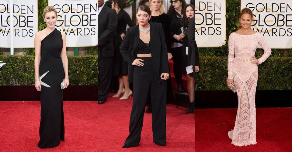 งานประกาศผลรางวัลลูกโลกทองคำ : the 2015 Golden Globes red carpet