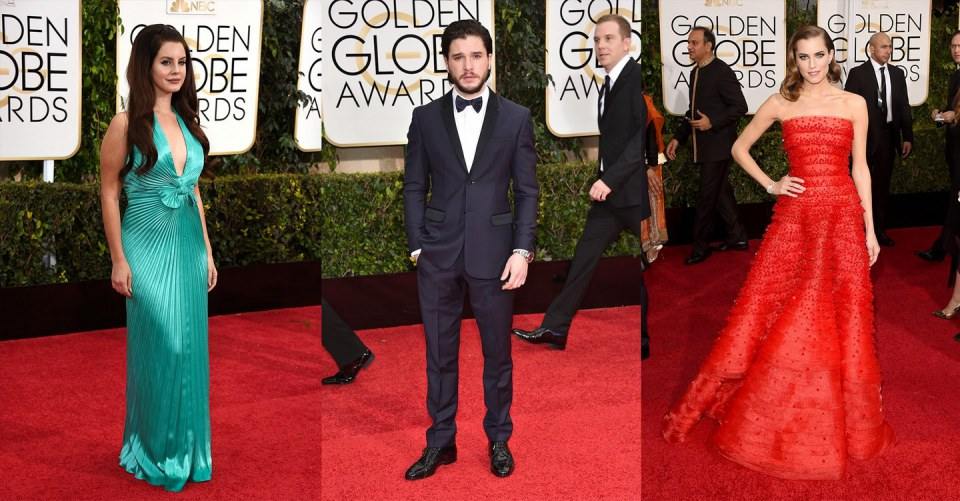 งานประกาศผลรางวัลลูกโลกทองคำ : the 2015 Golden Globes red carpet