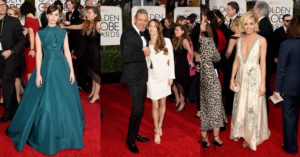 งานประกาศผลรางวัลลูกโลกทองคำ : the 2015 Golden Globes red carpet