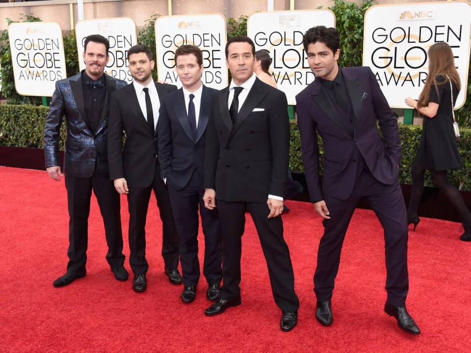 งานประกาศผลรางวัลลูกโลกทองคำ : the 2015 Golden Globes red carpet