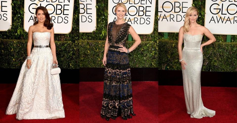 งานประกาศผลรางวัลลูกโลกทองคำ : the 2015 Golden Globes red carpet