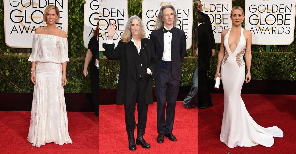 งานประกาศผลรางวัลลูกโลกทองคำ : the 2015 Golden Globes red carpet