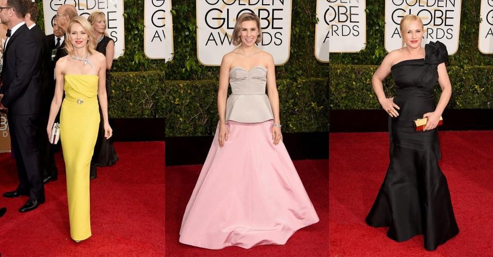 งานประกาศผลรางวัลลูกโลกทองคำ : the 2015 Golden Globes red carpet