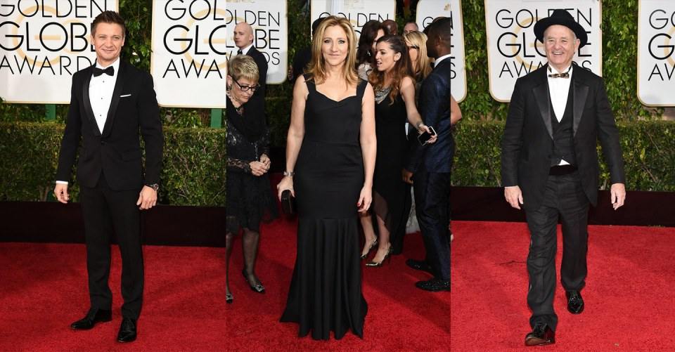 งานประกาศผลรางวัลลูกโลกทองคำ : the 2015 Golden Globes red carpet