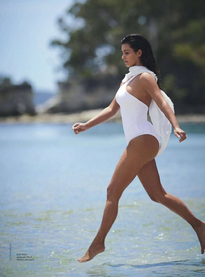 Kim Kardashian @ Vogue Australia February 2015