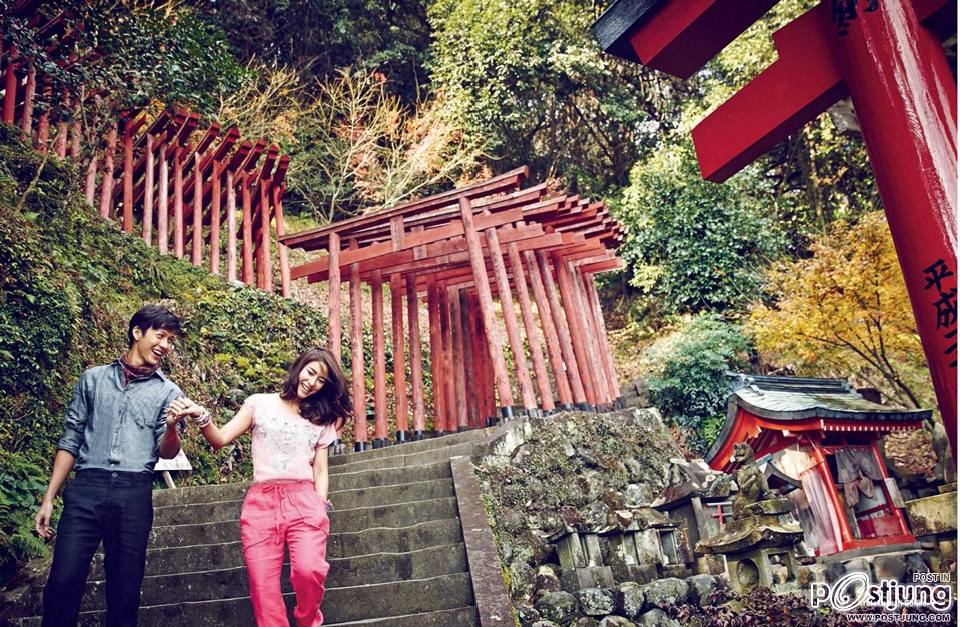 จุ๋ย วรัทยา & พุฒ พุฒิชัย @ HONEYMOON+TRAVEL vol.13 no.152 January 2015