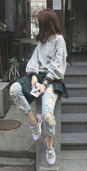 แต่งตัวสบายๆของสาวๆๆในหน้าหนาว