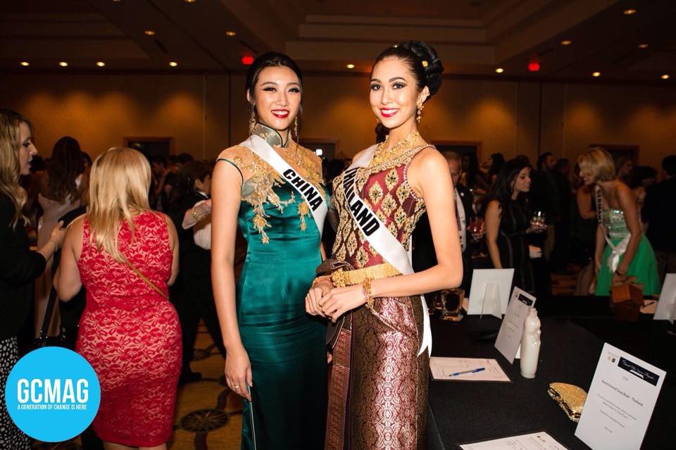 แอลลี่-พิมพ์บงกช ตัวแทนสาวไทย ติด 1 ใน 7 นางงามสร้างเซอร์ไพรส์บนเวที "Miss Universe 2014"