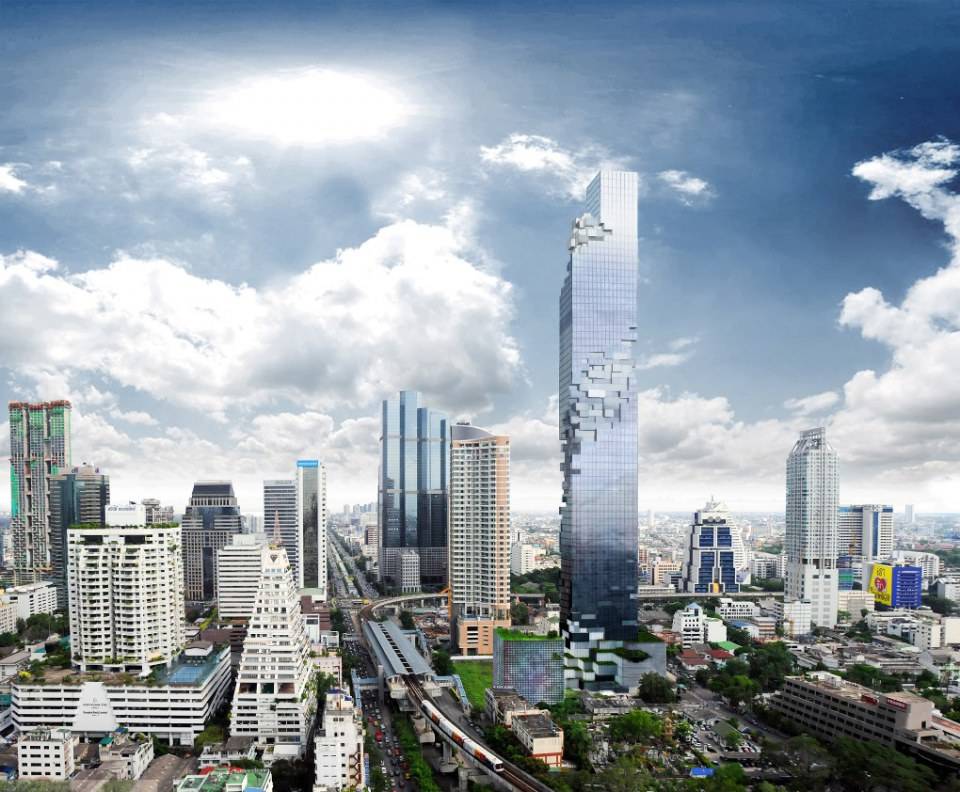 62 ชั้นแล้วนะ ว่าที่ตึกที่สูงที่สุดในเมืองไทย ตึก มหานคร ทาวน์เวอร์ MahaNakhon