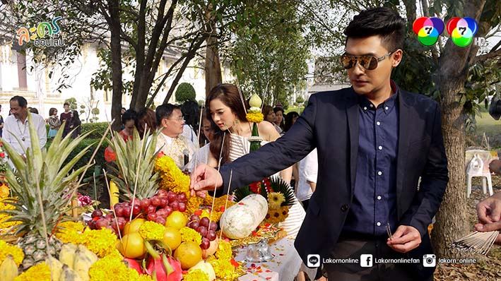 ทับทิม อัญรินทร์ & เติ้ล-ธนพล นำทีมนักเเสดงคับคั่งบวงสรวงละครรีเมคชื่ิอดังในอดีตสยองขวัญ "เจ้านาง"