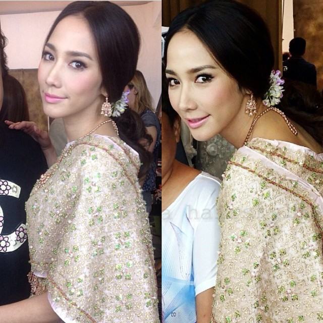 ดาราวีดีโอ ซุ่มฟิตติ้ง "สาปเสน่หา" "อั้ม พัชราภา" สวยมากในชุดไทย!!