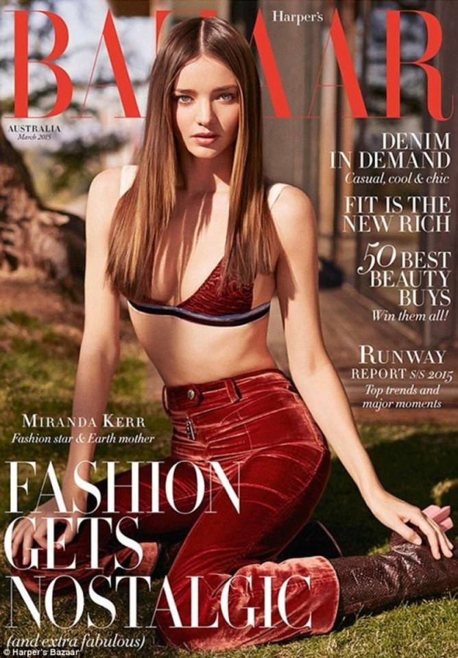 Miranda Kerr @ Harper's Bazaar Australia March 2015