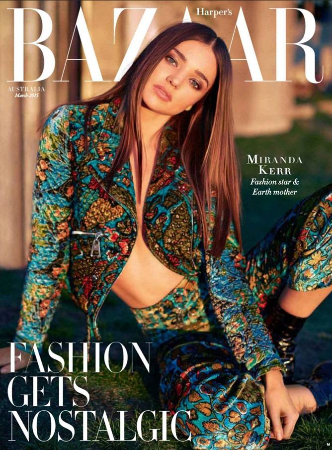 Miranda Kerr @ Harper's Bazaar Australia March 2015