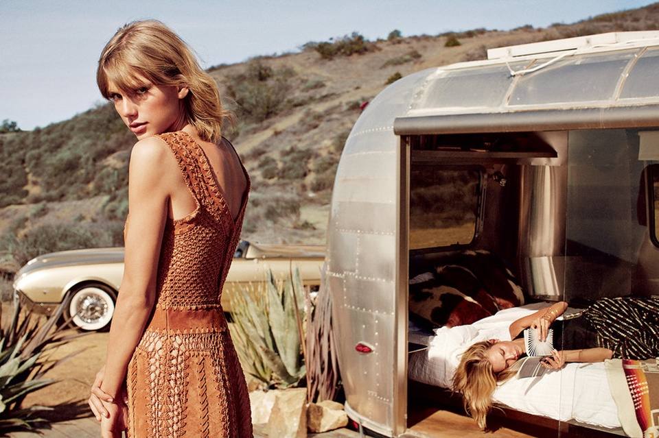 Taylor Swift & Karlie Kloss @ VOGUE US March 2015