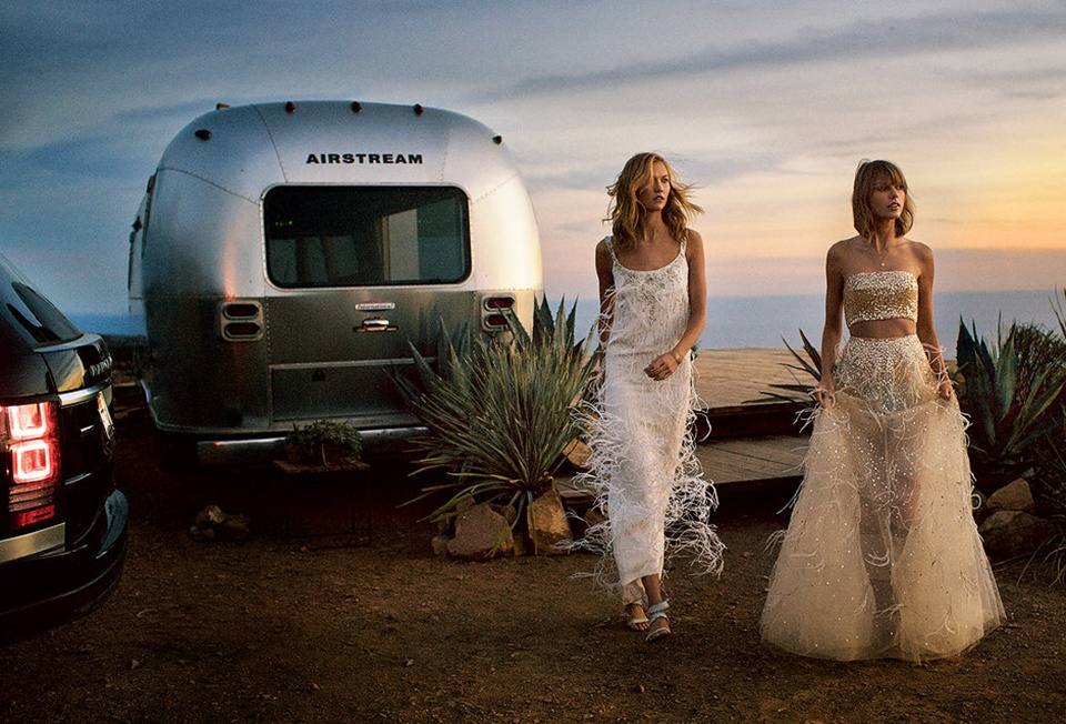 Taylor Swift & Karlie Kloss @ VOGUE US March 2015