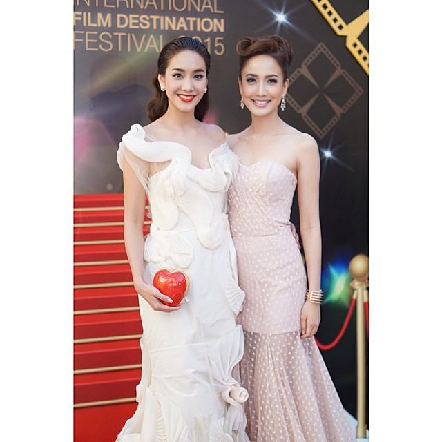 ดาวรุ่งสาวช่อง 7 "มิน พีชญา" งานประกาศรางวัลเทศกาลภาพยนตร์ต่างประเทศ สวยเรียบหรูสง่างามมากๆ!!