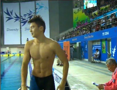 Ning Zetao หนิงเจ๋อเทา นักว่ายน้ำจีน ตี๋หล่อ หุ่นแซ่บมาก