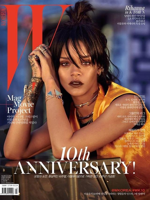 Rihanna @ W Magazine Korea March 2015